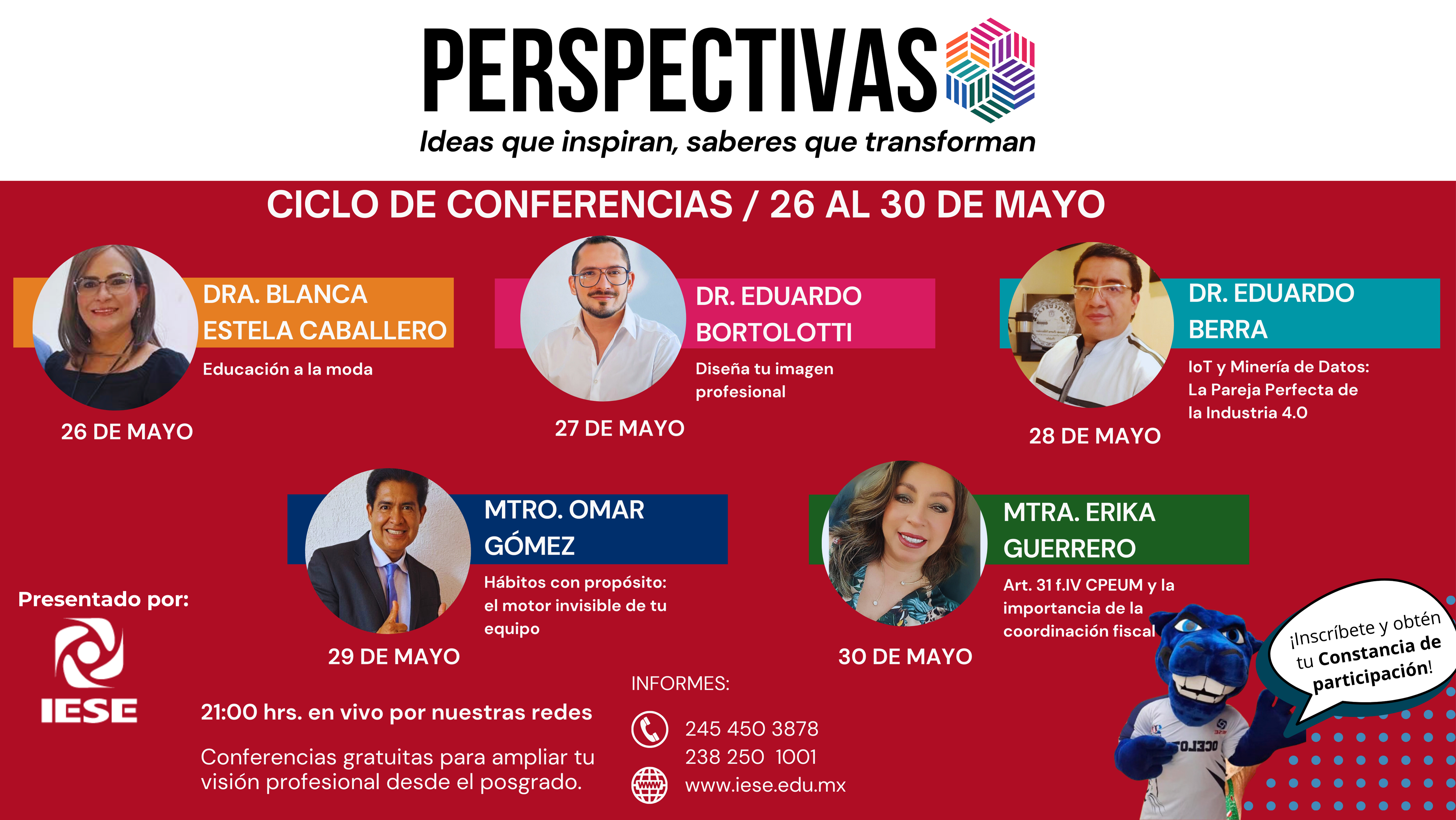 Regístrate para obtener tu constancia de participación: